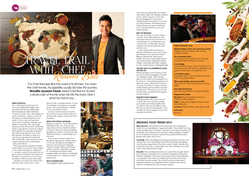 Ranveer Brar Food Lover