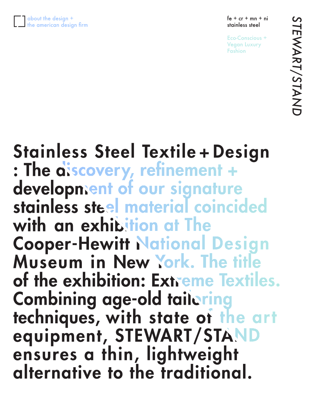 STEWART/STAND, an Amerian Design Firm