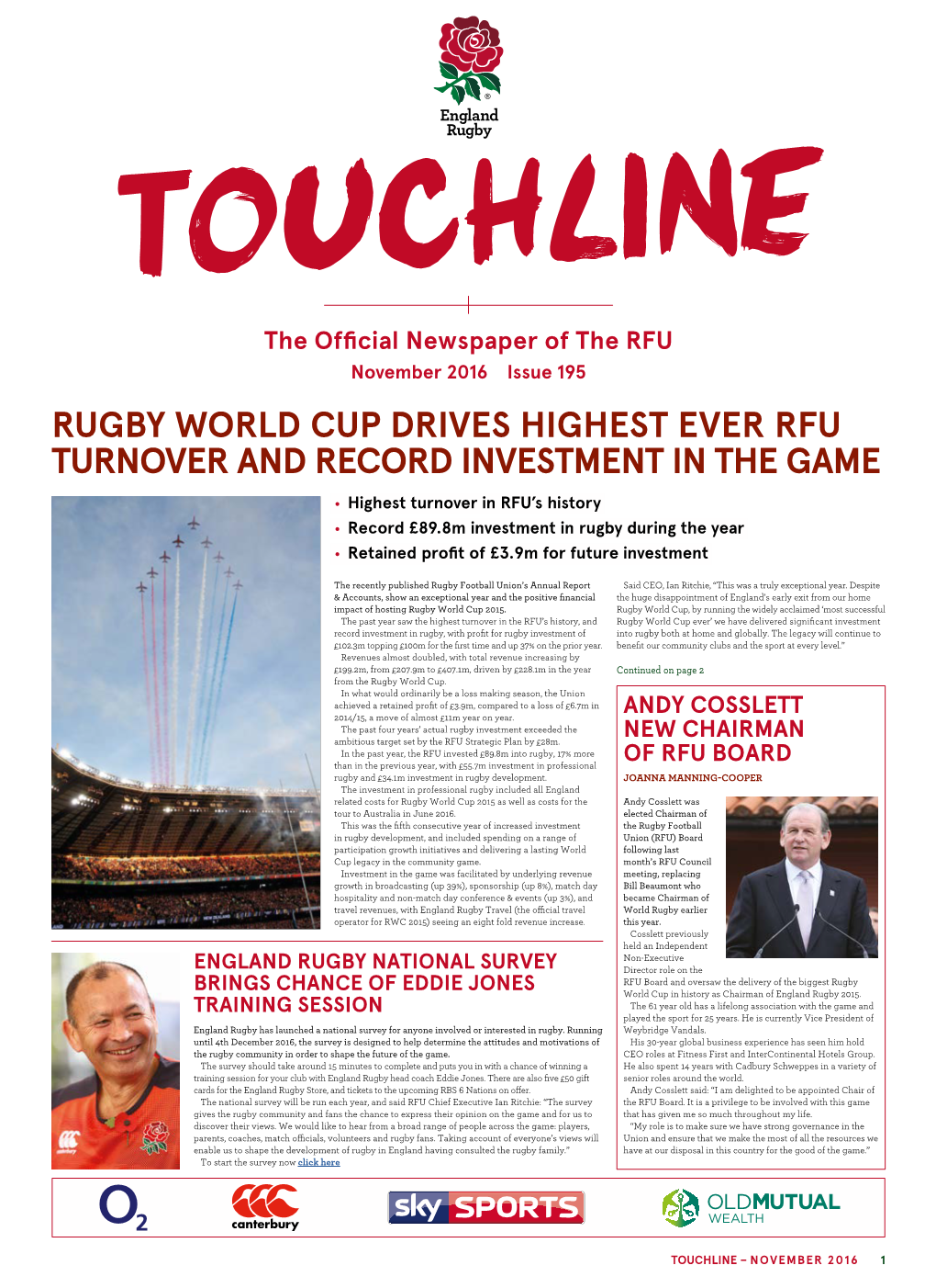 Rugby World Cup Drives Highest Ever Rfu Turnover