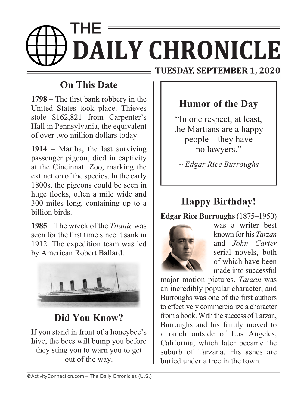 On This Date Did You Know? Happy Birthday! Humor of The