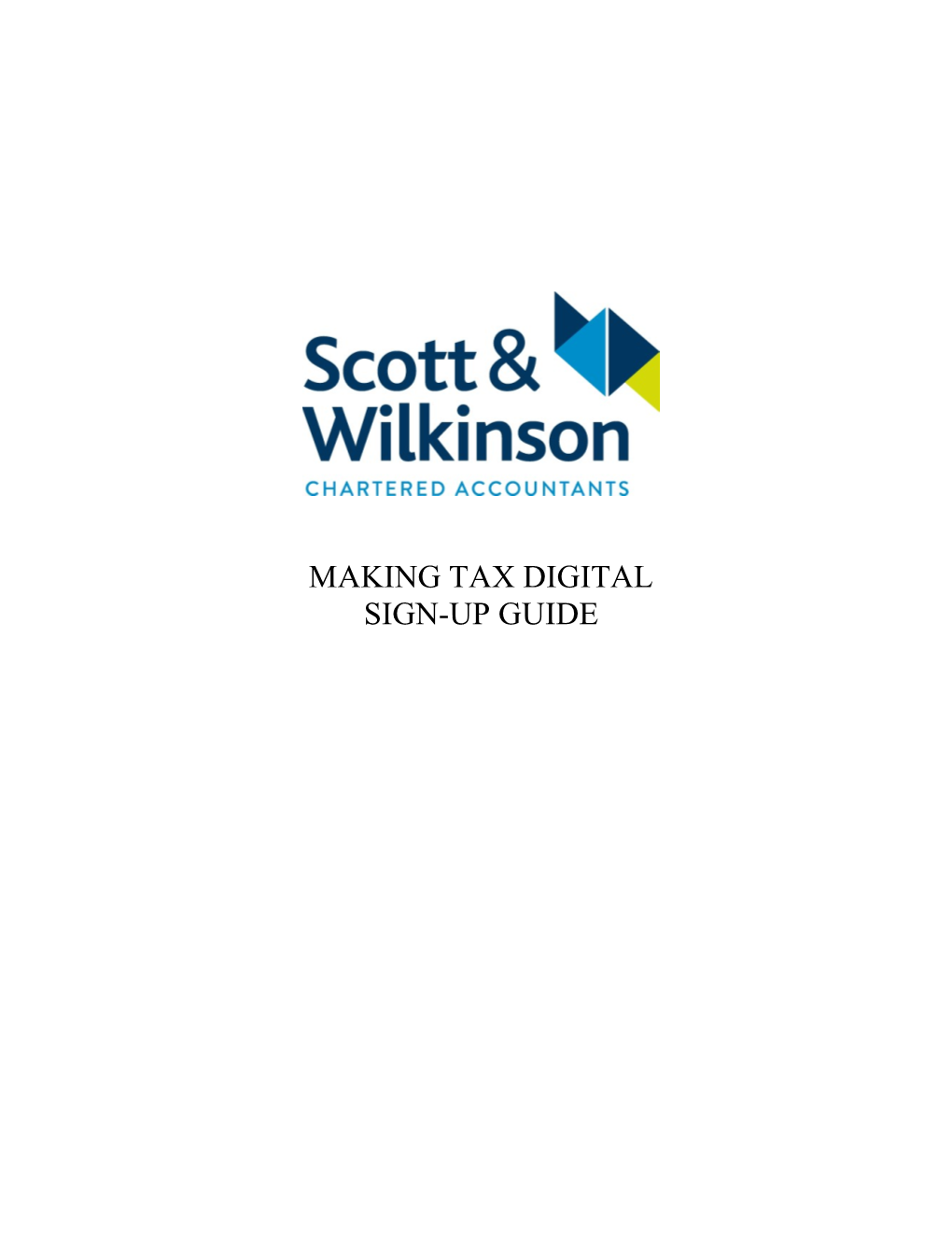 Making Tax Digital Sign-Up Guide