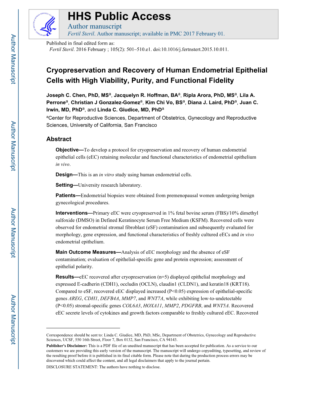 HHS Public Access Author Manuscript