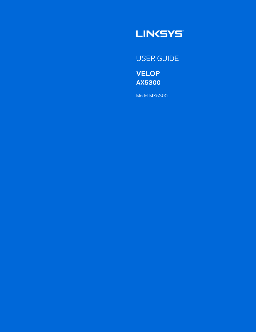 User Guide Velop