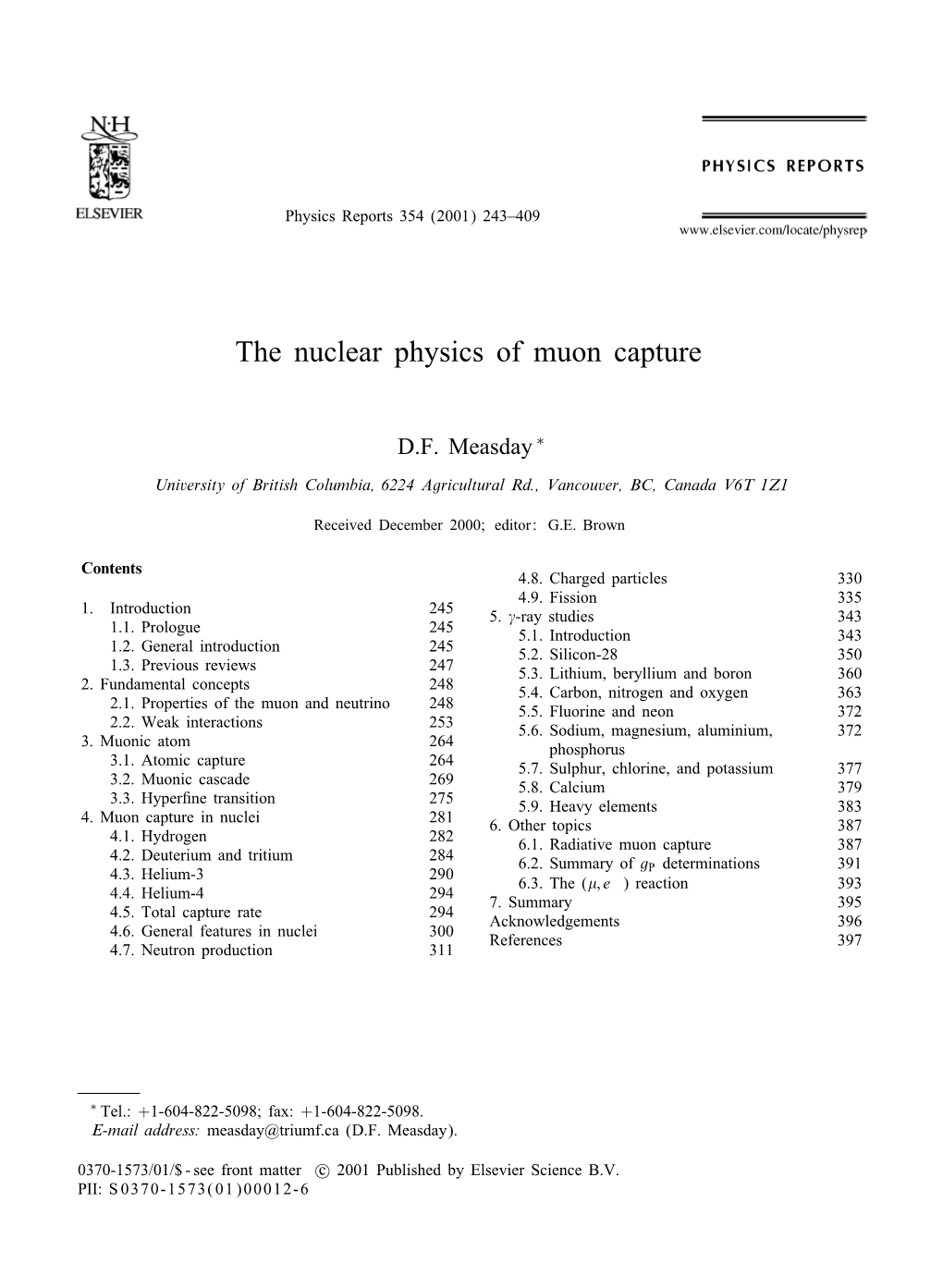 The Nuclear Physics of Muon Capture