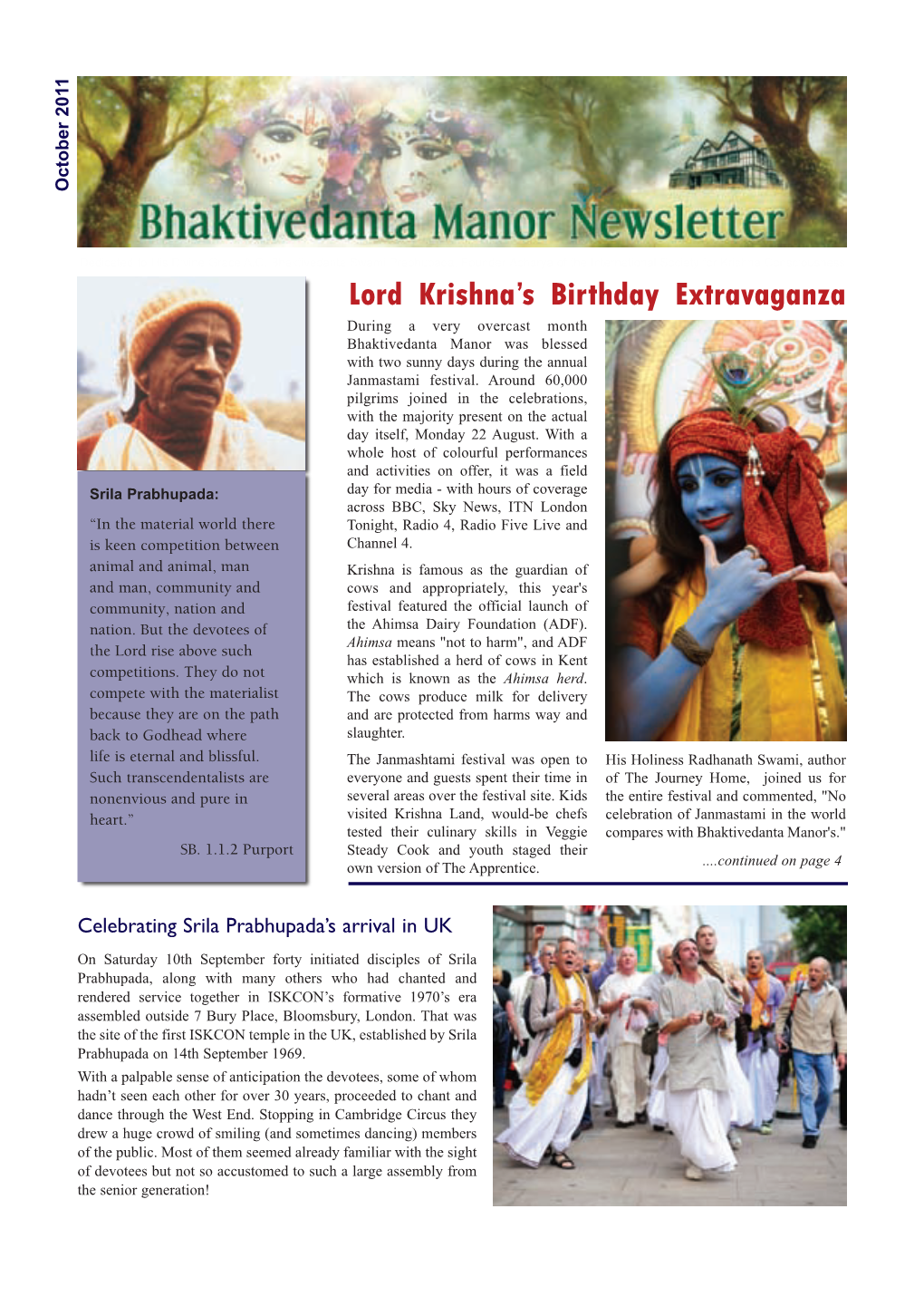 Lord Krishna's Birthday Extravaganza