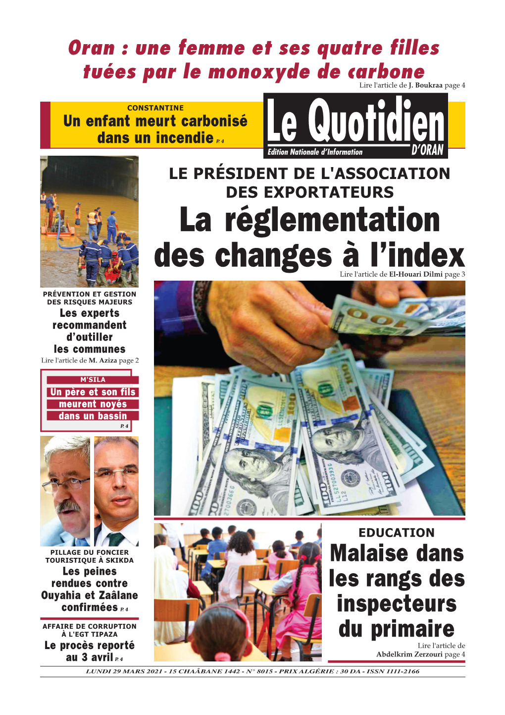 La Réglementation Des Changes À L'index Lire L'article De El-Houari Dilmi Page 3