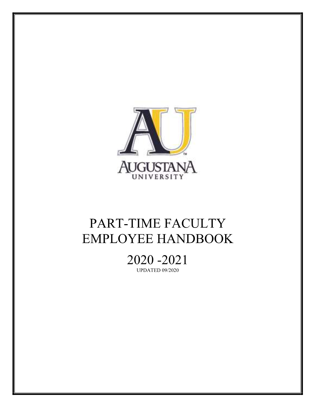 Part-Time Faculty Employee Handbook