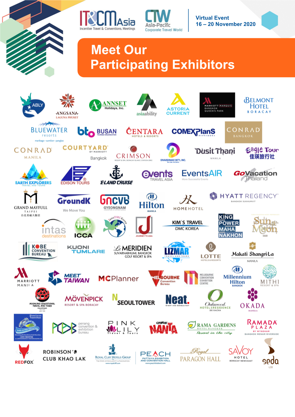 Meet Our Participating Exhibitors