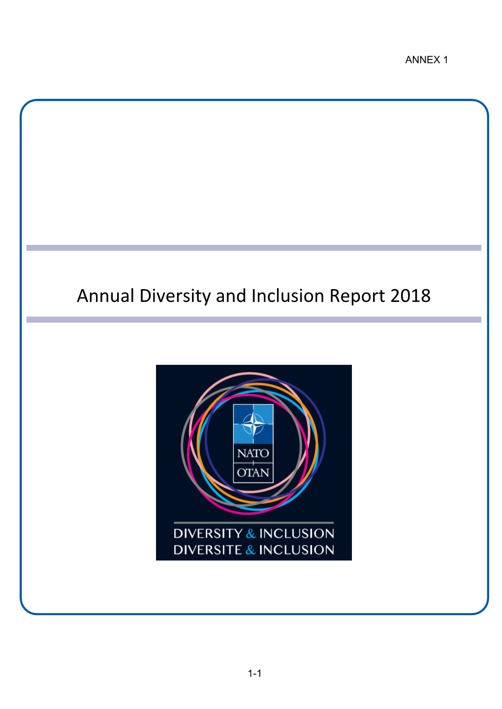 Annual Diversity and Inclusion Report 2018