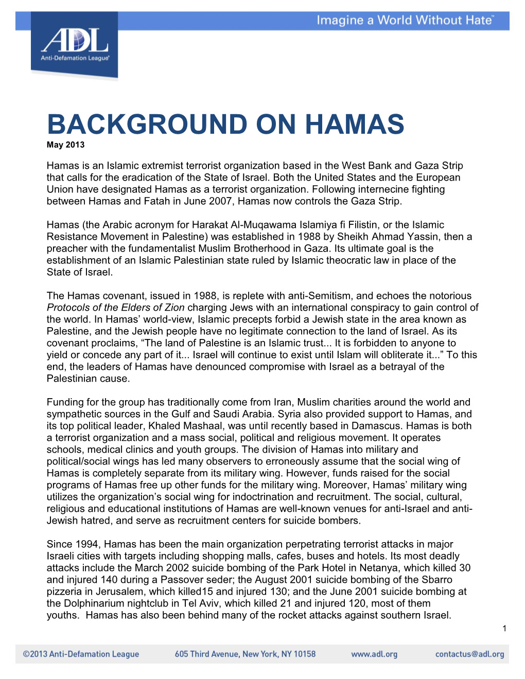 HAMAS May 2013