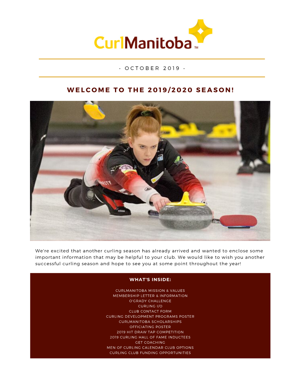 October Club E-Newsletter