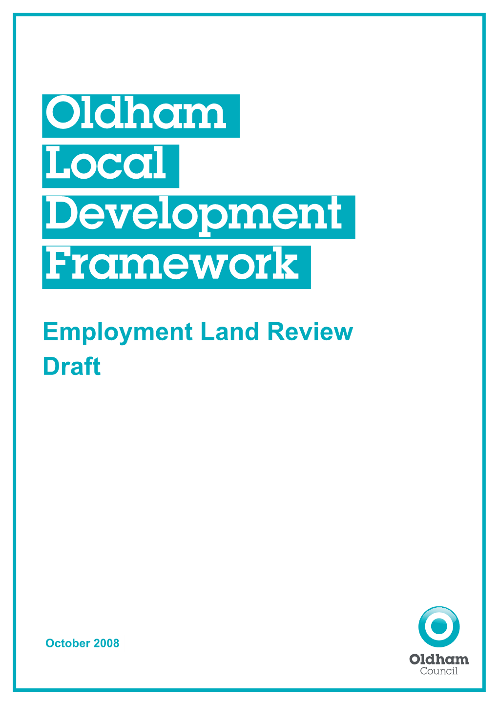 Oldham Local Development Framework