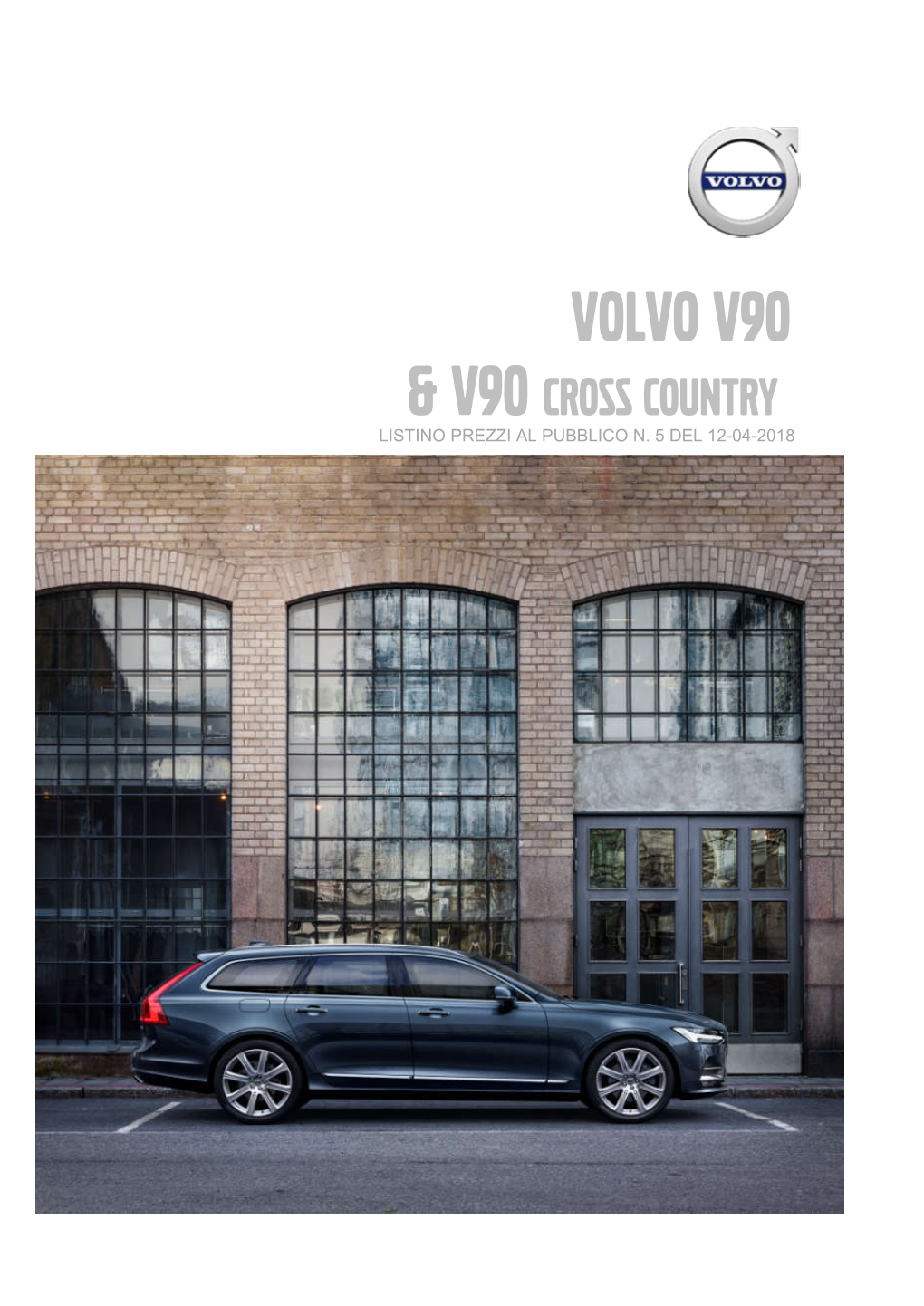 VOLVO V90 & V90 Cross Country LISTINO PREZZI AL PUBBLICO N