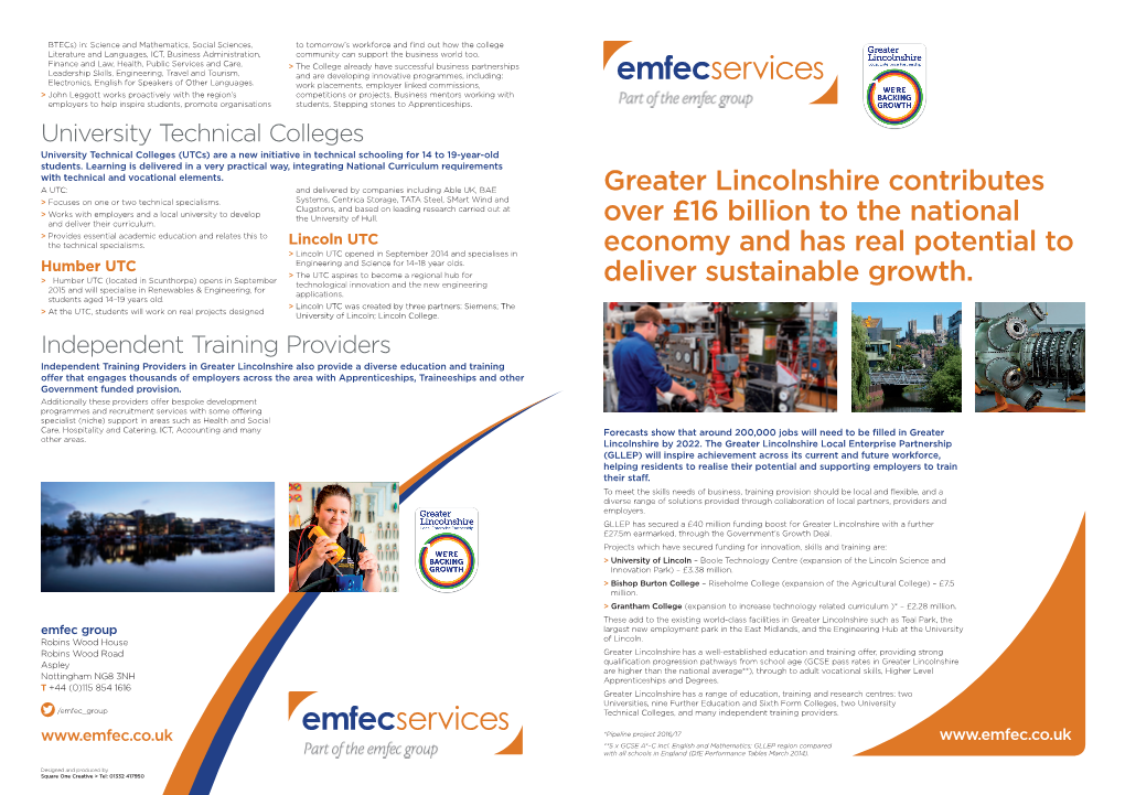 Greater Lincolnshire Colleges and Universities (Emfec)