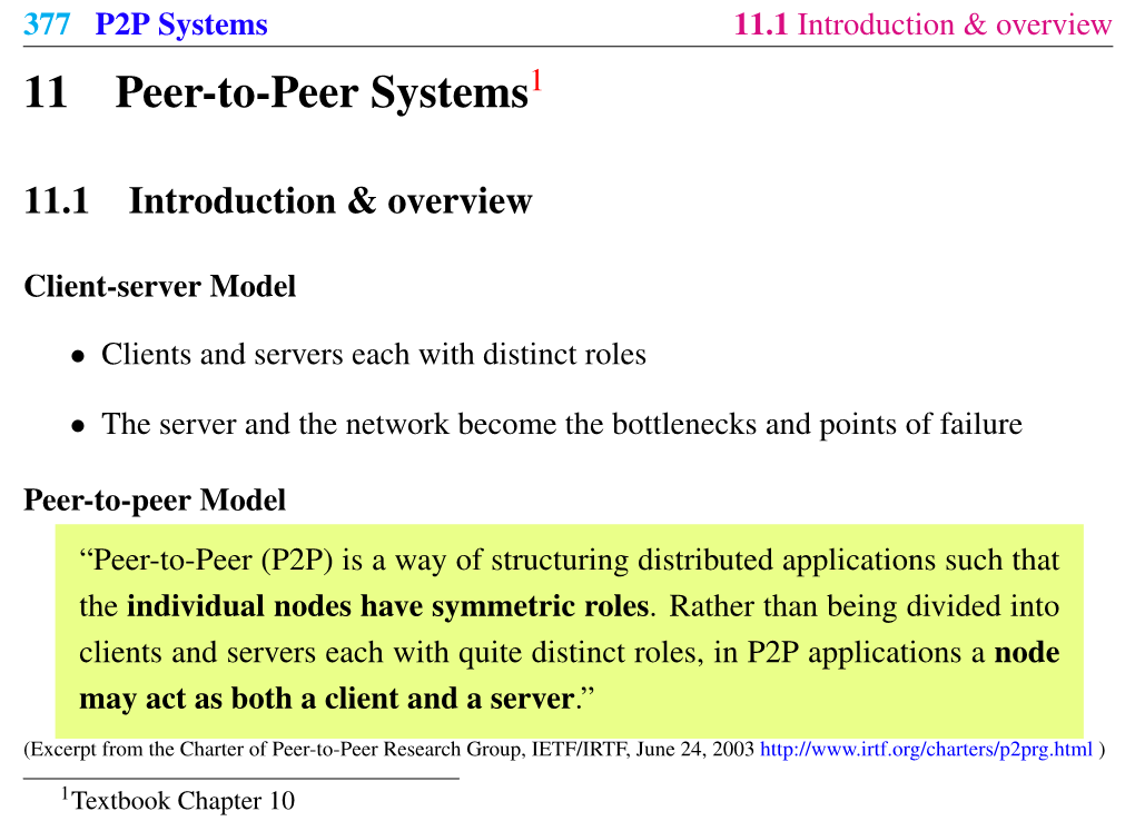 Distributed Systems – Lectures