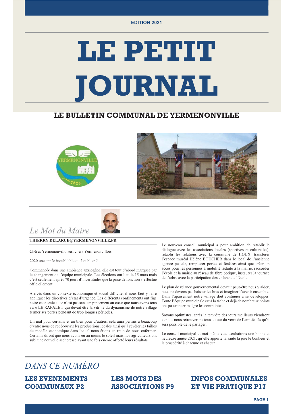 Télécharger Le Petit Journal 2021