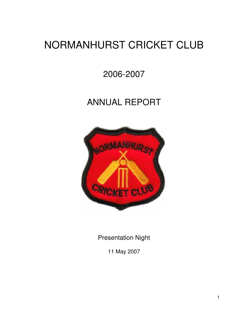 Normanhurst Cricket Club