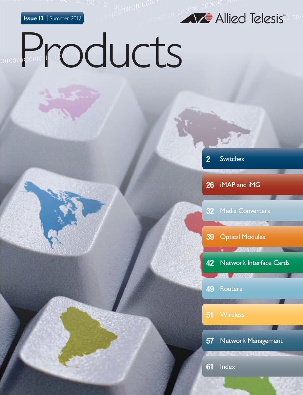 Allied Telesis Product Catalog, Issue 13 (Summer 2012)