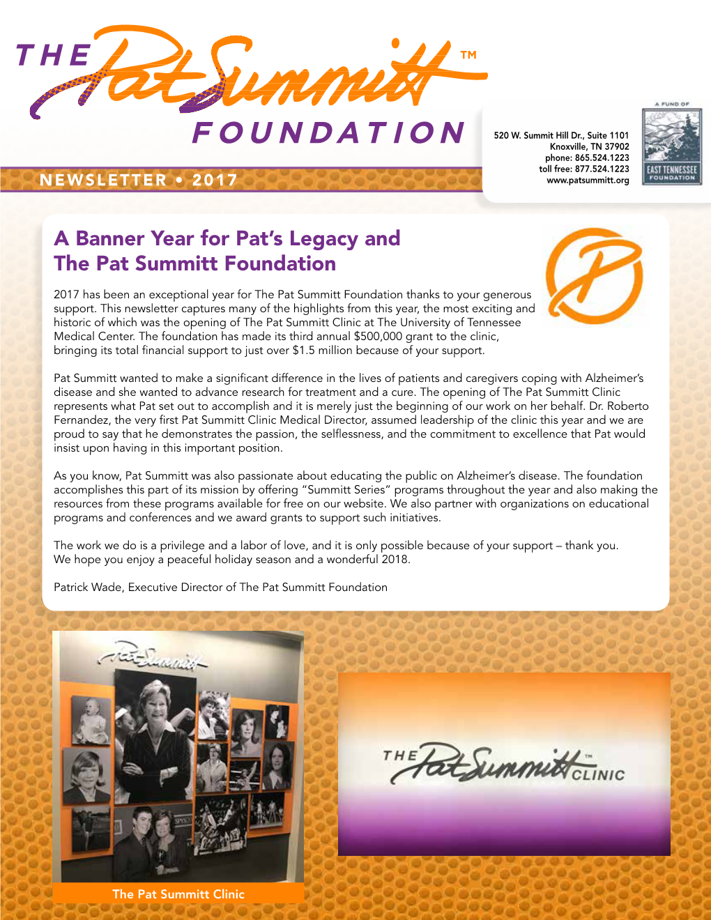 A Banner Year for Pat's Legacy and the Pat Summitt Foundation