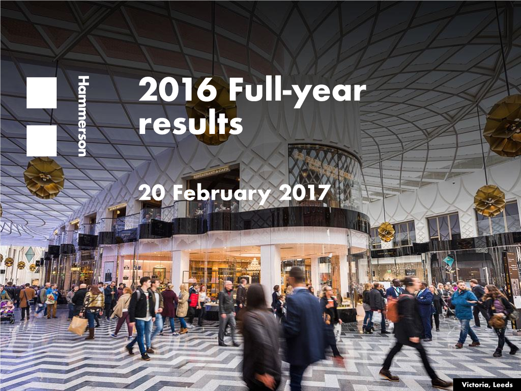 2016 Full-Year Results