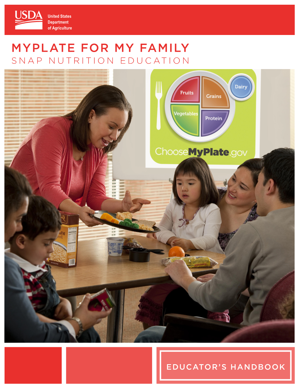 Myplate for My Family Snap Nutrition Education