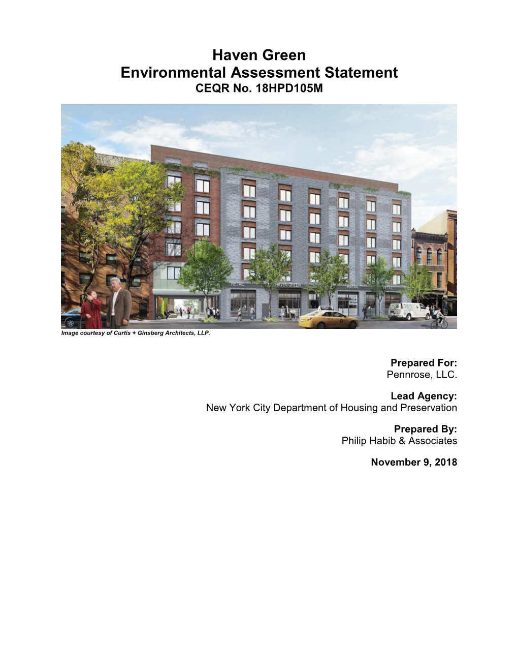 Haven Green Environmental Assessment Statement CEQR No