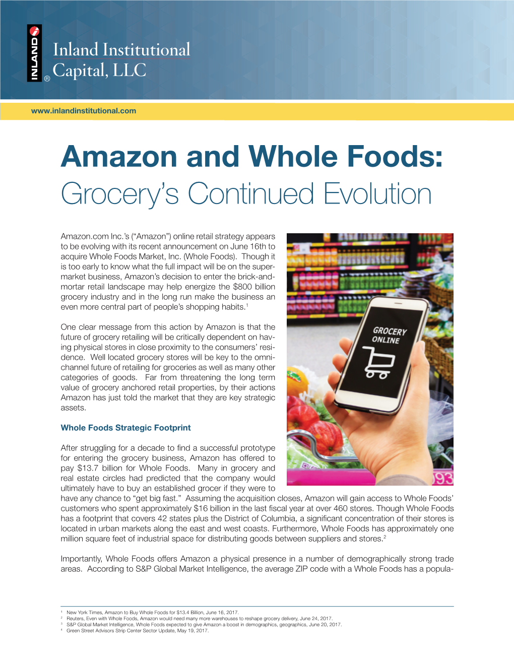 Amazon and Whole Foods: Grocery's Continued Evolution