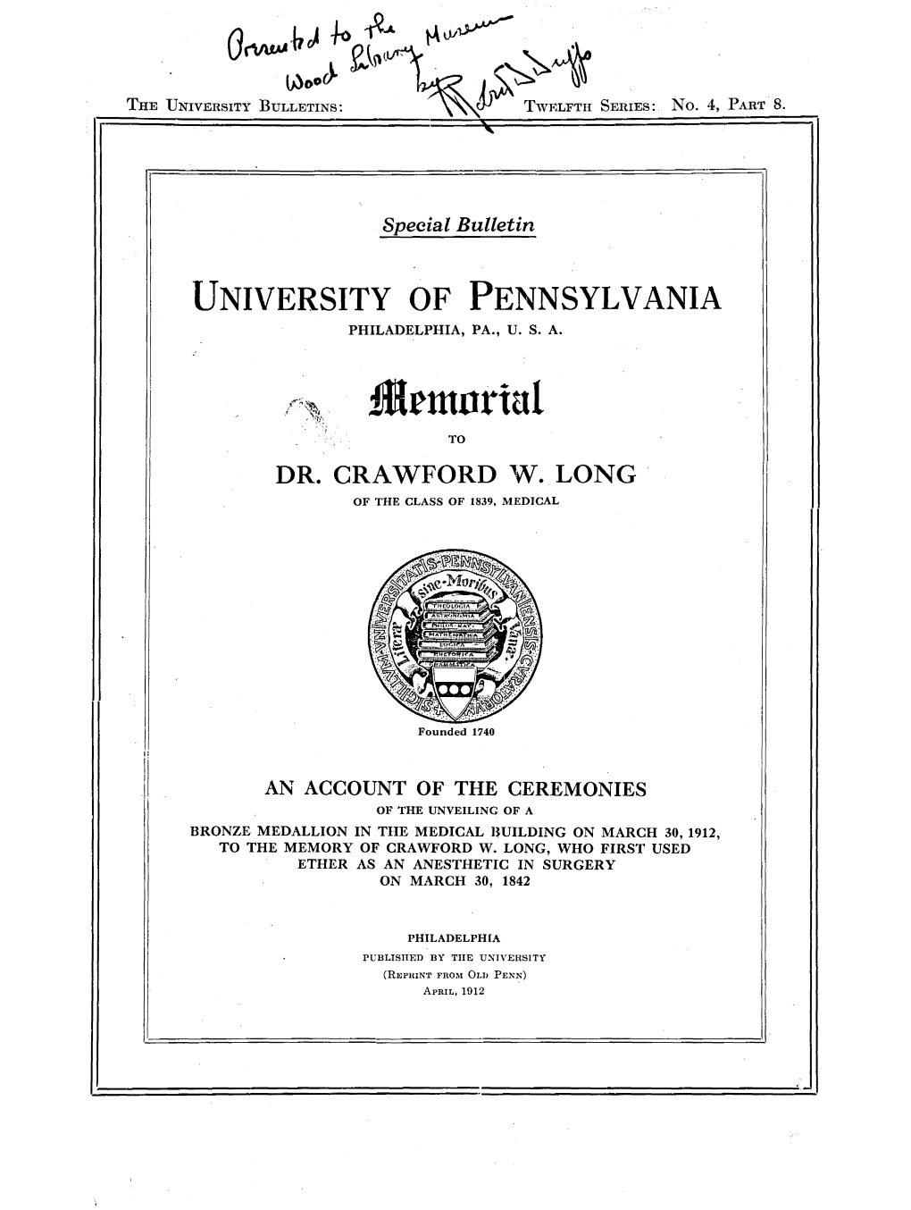 Dr. Crawford W