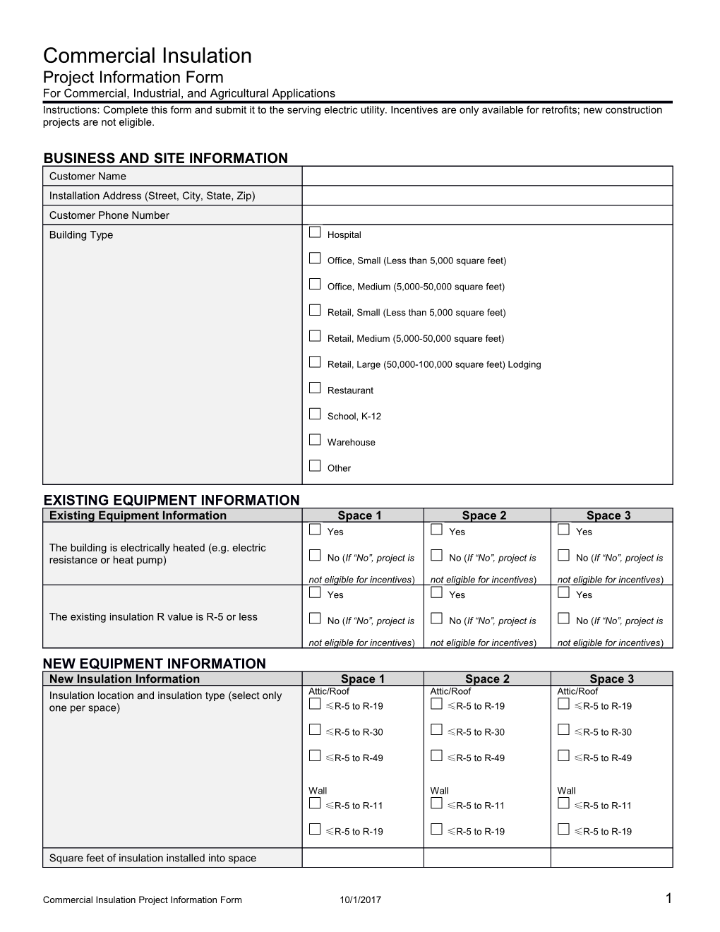 For Commercial, Industrial, and Agricultural Applications