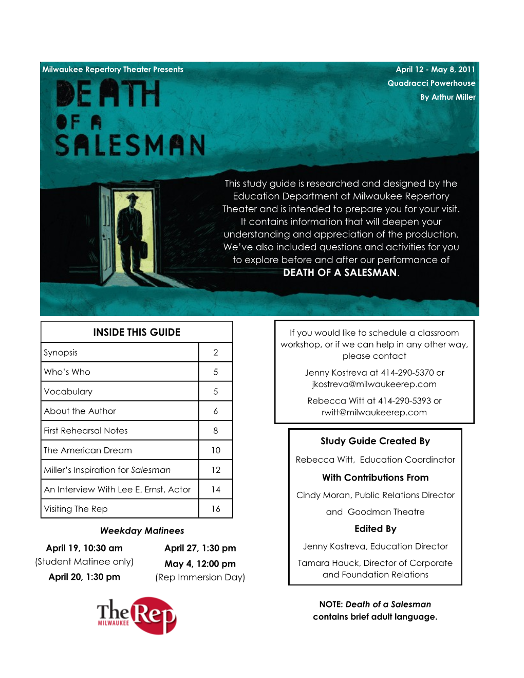 Death of a Salesman. Inside This Guide