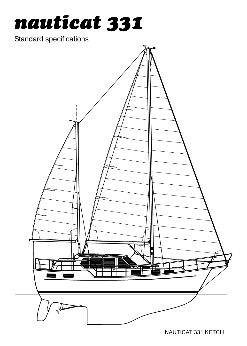 Nauticat 331 Standard Specifications