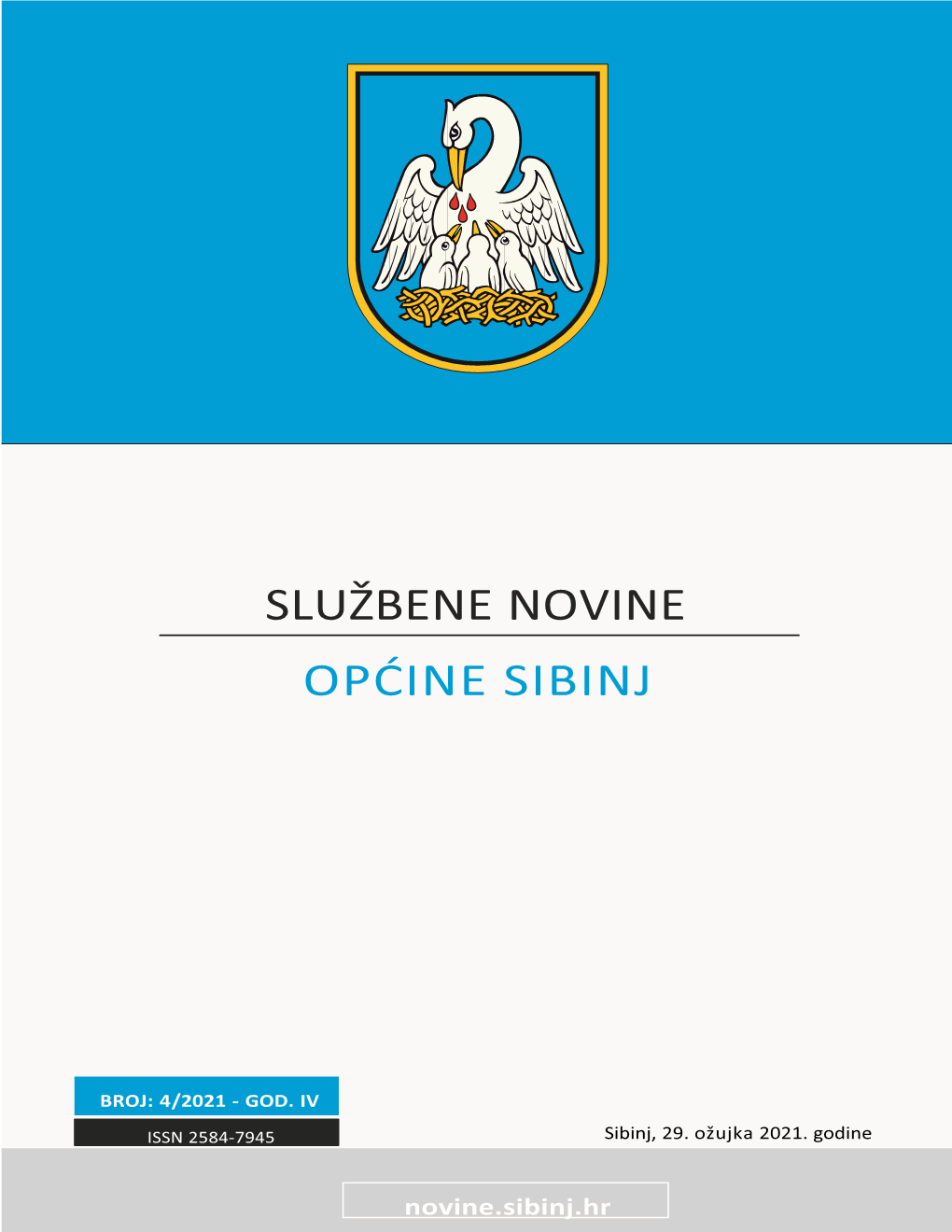 SLUŽBENE NOVINE OPĆINE SIBINJ BROJ 4/2021 Str