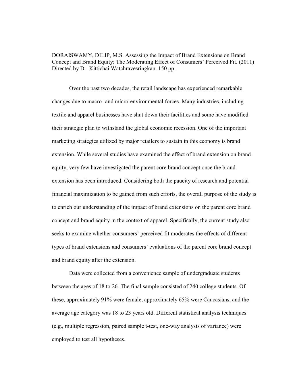 Assessing the Impact of Brand Extensions on Brand Concept and Brand Equity: the Moderating Effect of Consumers’ Perceived Fit