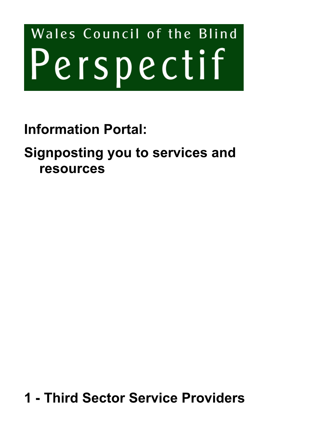Perspectif As an Online Database