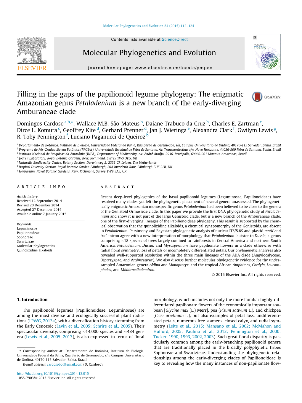 Filling in the Gaps of the Papilionoid Legume