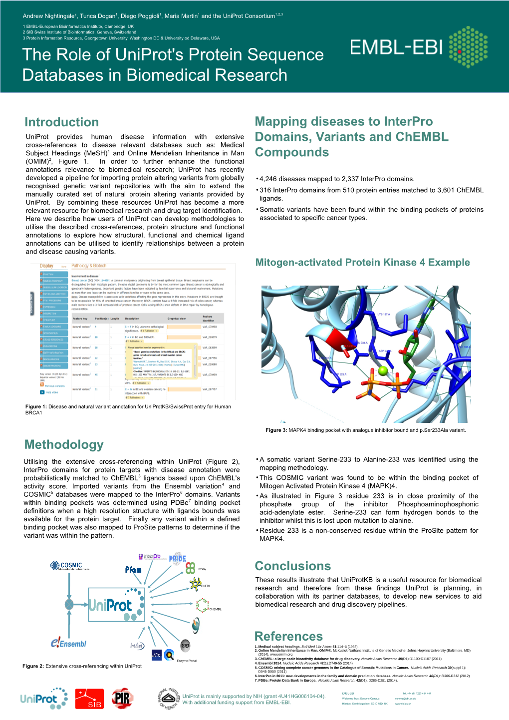 The Role of Uniprot's Protein Sequence Databases in Biomedical Research