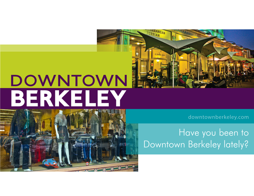 Downtown Berkeley Retail Brochure