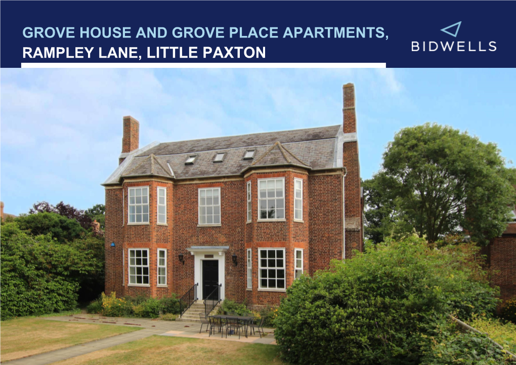 Grove House and Grove Place Apartments, Rampley Lane, Little Paxton