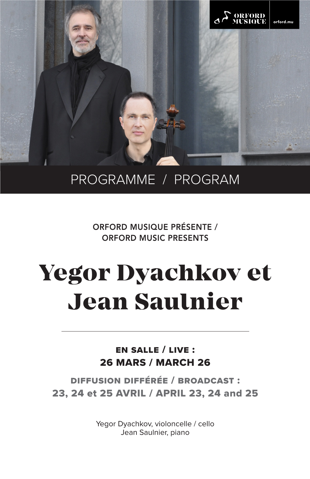 Yegor Dyachkov Et Jean Saulnier