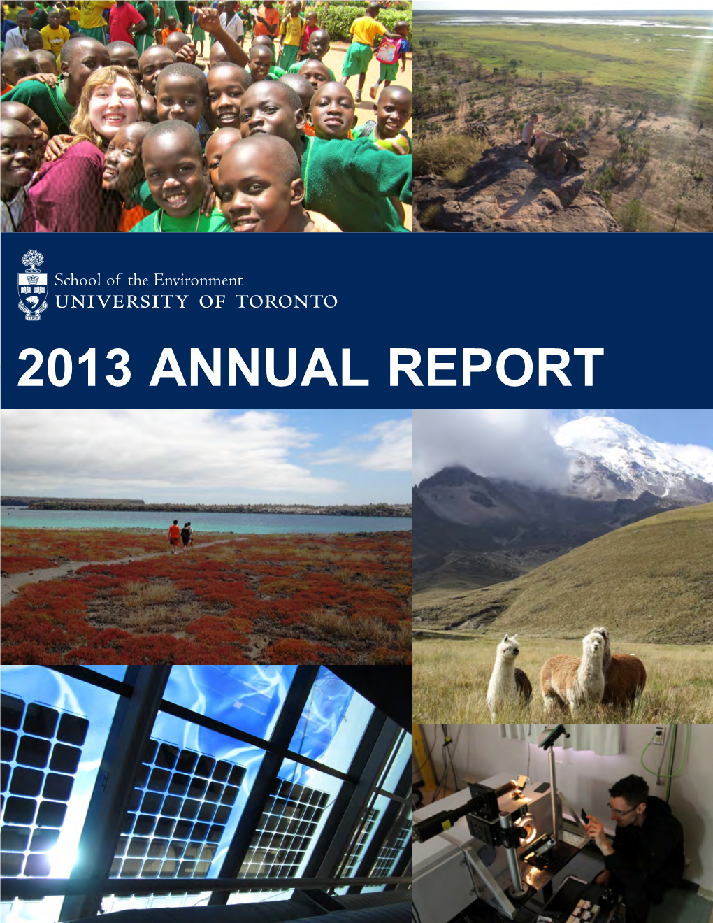 School of the Environment 2013-14 Annual Report.Pdf