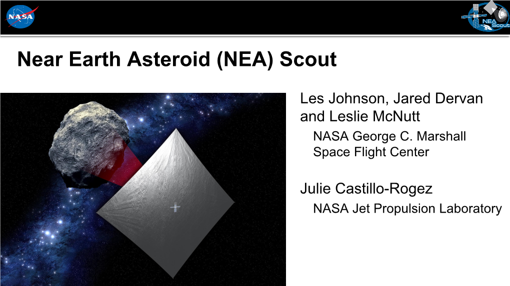 Near Earth Asteroid (NEA) Scout