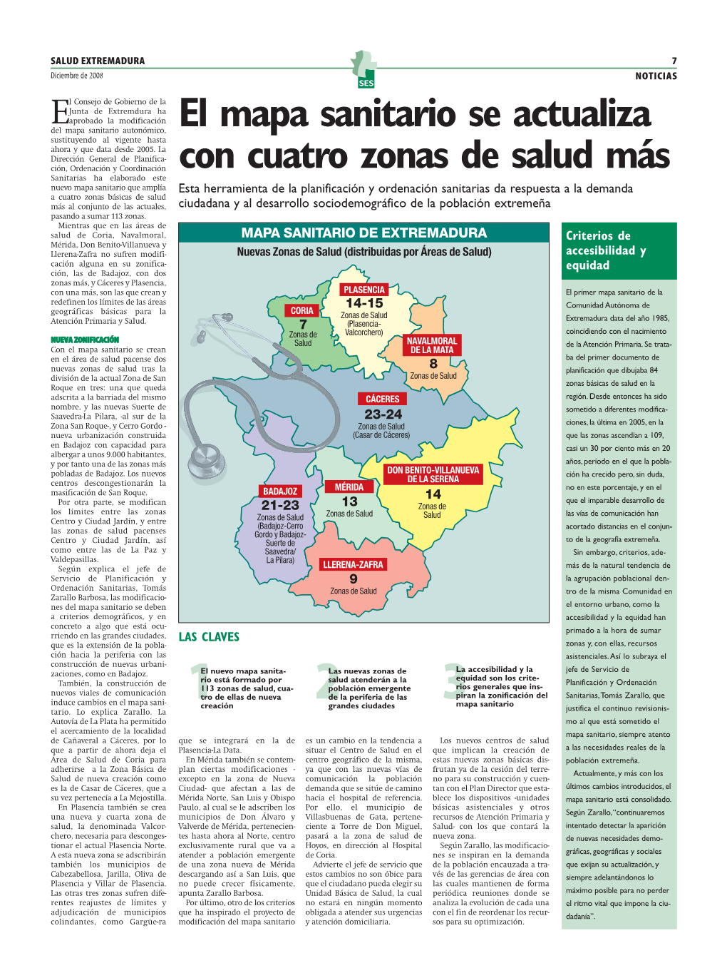 El Mapa Sanitario Se Actualiza Con Cuatro Zonas De Salud