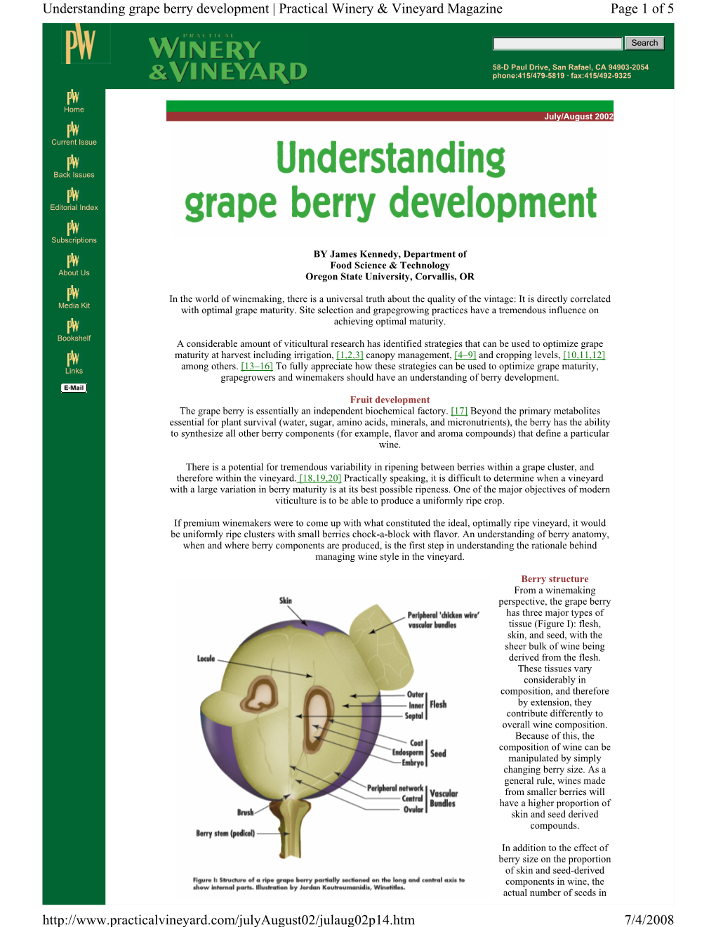 Page 1 of 5 Understanding Grape Berry