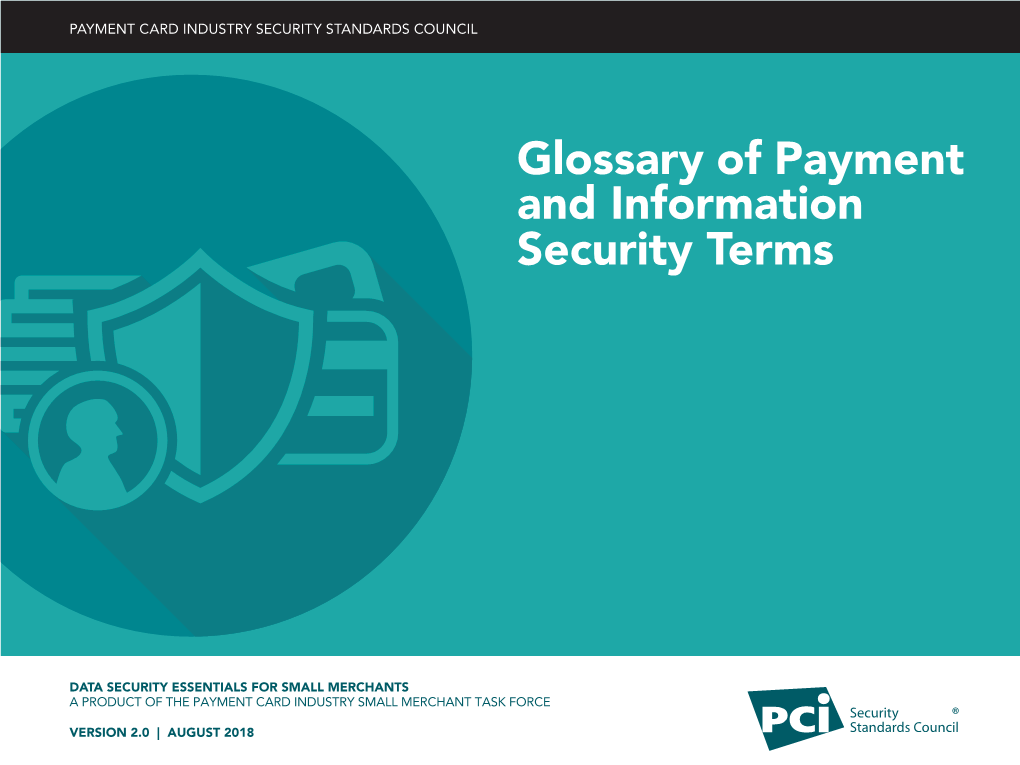 Glossary of Payment and Information Security Terms