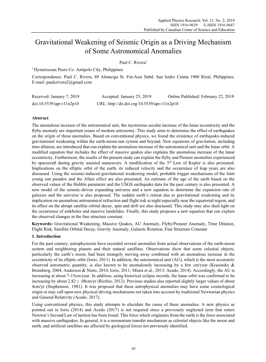 Gravitational Weakening of Seismic Origin As a Driving Mechanism of Some Astronomical Anomalies