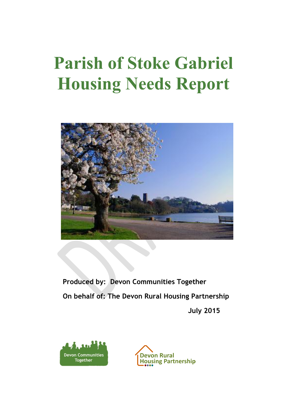 Parish of Stoke Gabriel Housing Needs Report