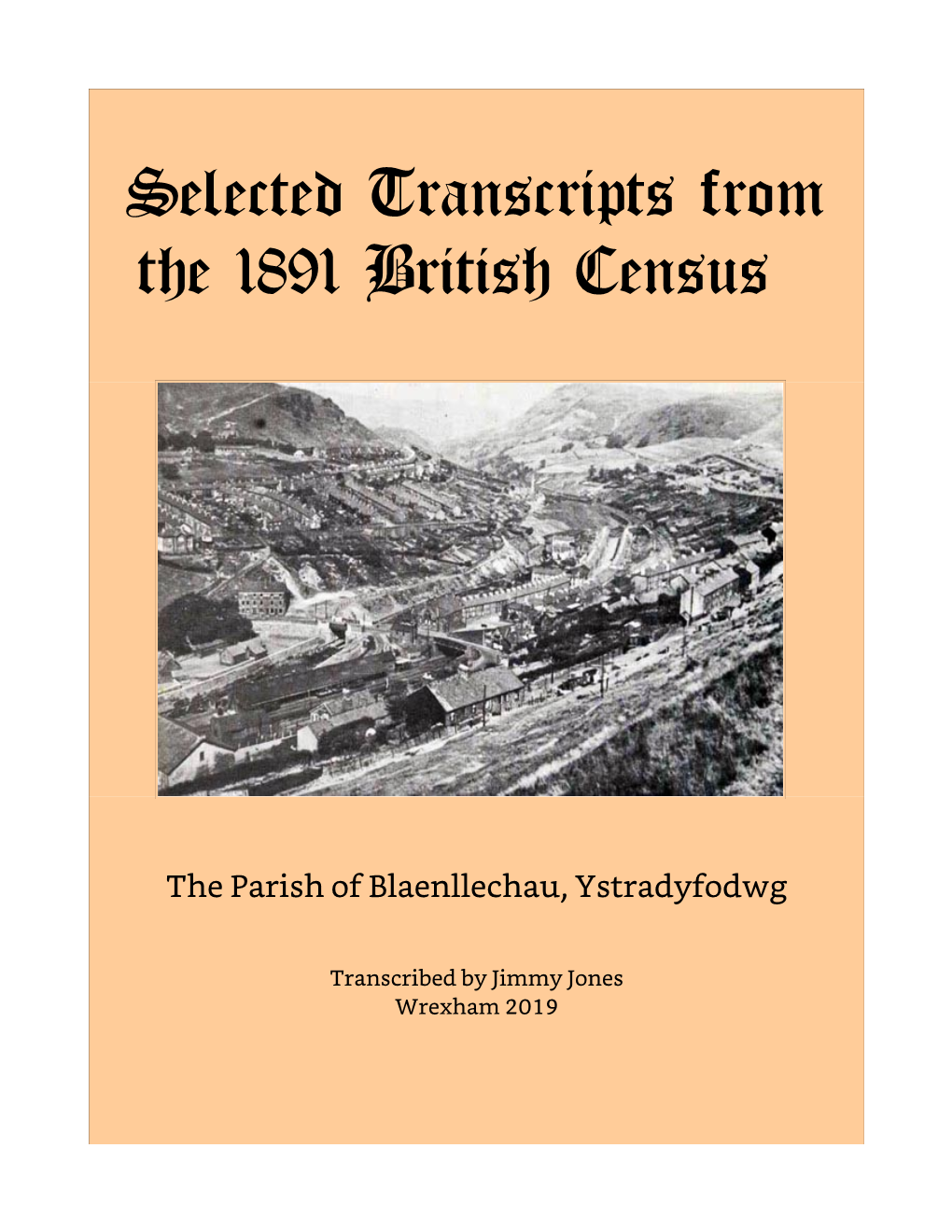 Selected Transcripts from the 1891 British Census