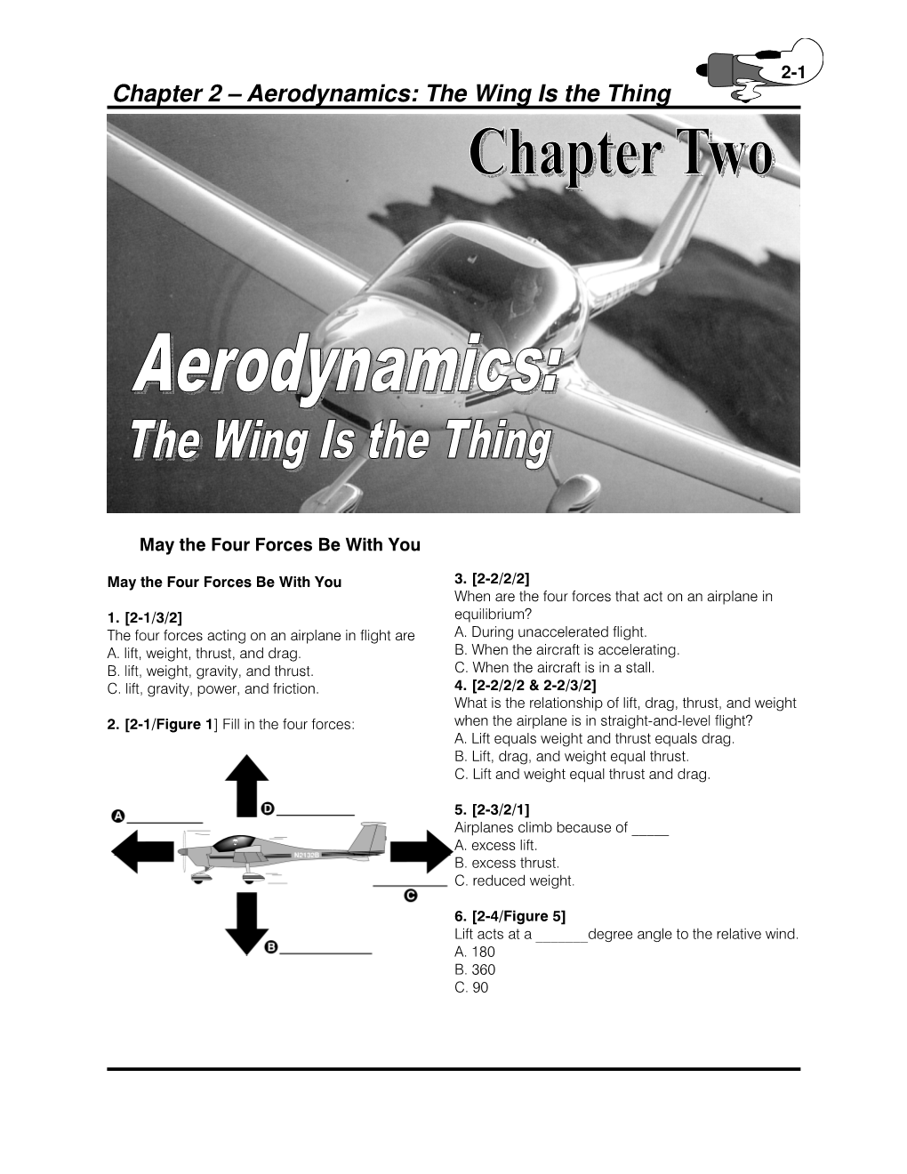 Chapter 2 – Aerodynamics: the Wing Is the Thing