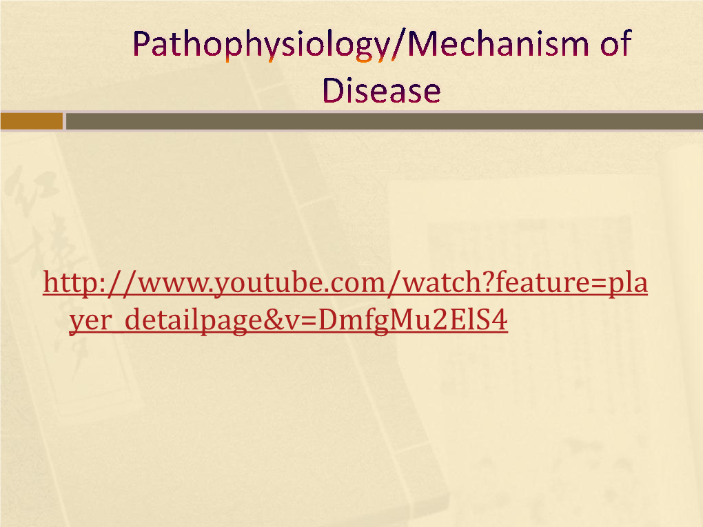 General Concepts in Pathophysiology