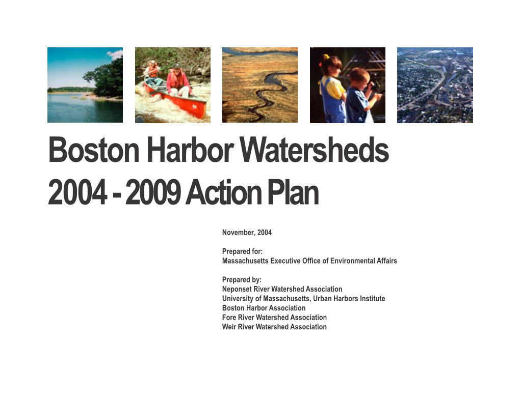 Boston Harbor Watersheds 2004 - 2009 Action Plan